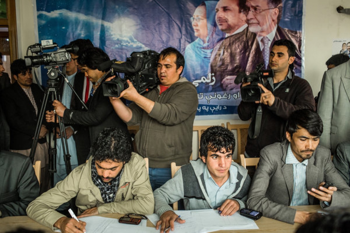 For Afghan Journalists, Election Brings a Sense of National Duty